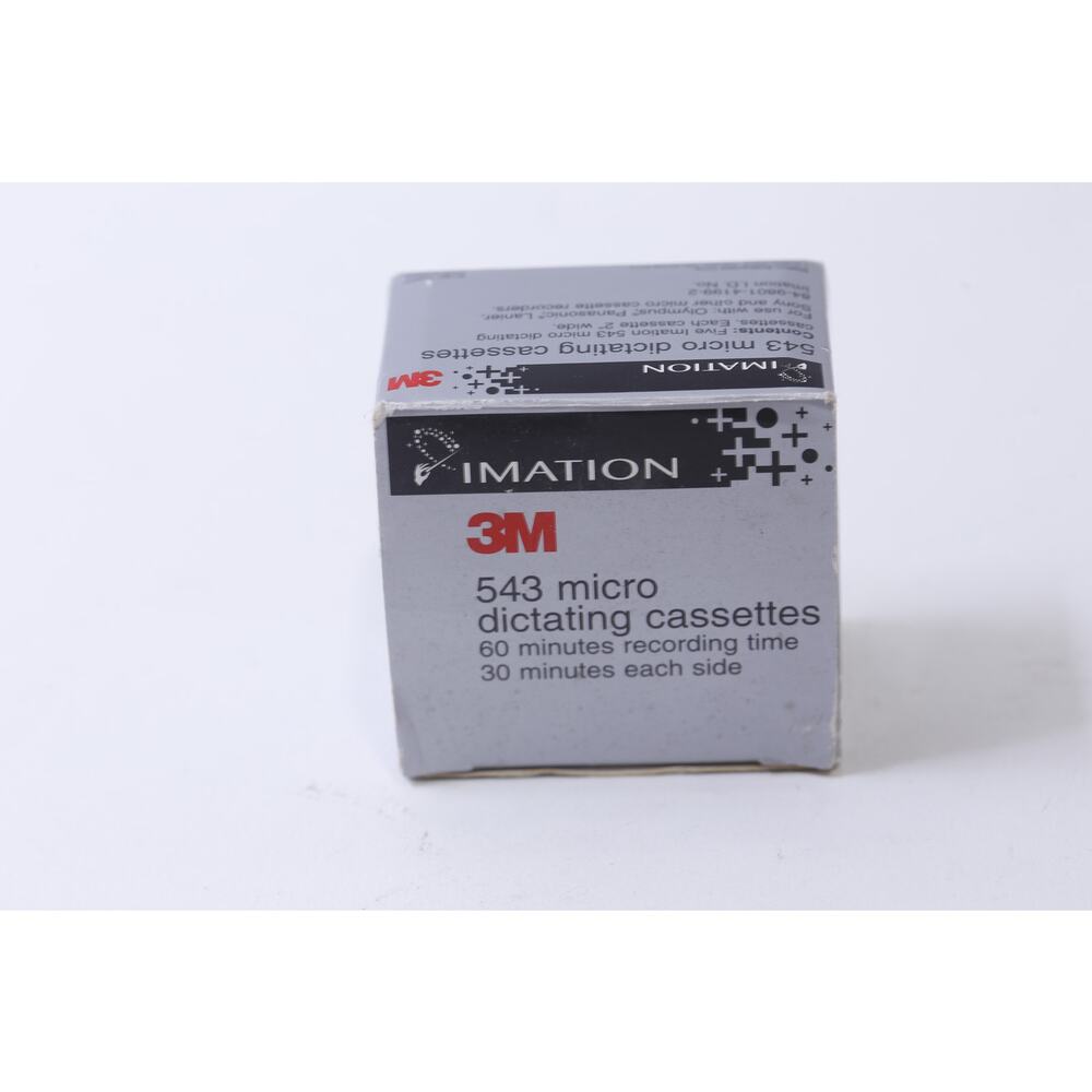 3M, Imation, 543 Micro Dictating Cassettes, Analog, Recording, ~ 250113-WH 57
